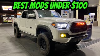Must Have!! 2016 - 2023 Toyota Tacoma TRD LED Raptor Grill Lights and LED Fog Lights Install