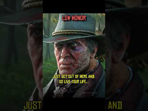 Arthur's Goodbye is SO cold with Low Honor🥶 #rdr2 #reddeadredemption #recommended