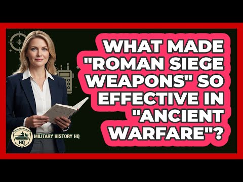 What Made "Roman Siege Weapons" So Effective In "ancient Warfare"? - Military History HQ