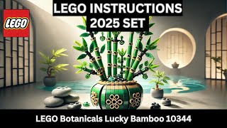 LEGO INSTRUCTIONS: Build the SERENE Lucky Bamboo 10344 – Tranquil Home Decor!