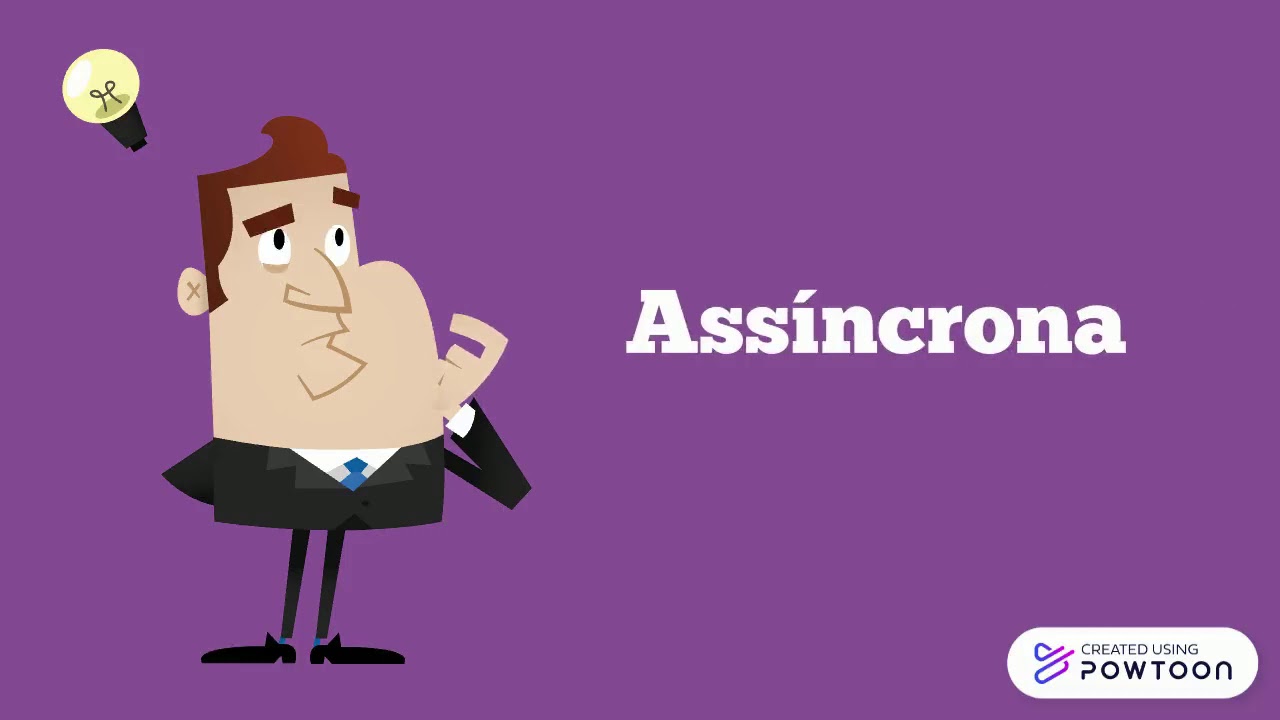 O que é comunicação síncrona e assincrona!