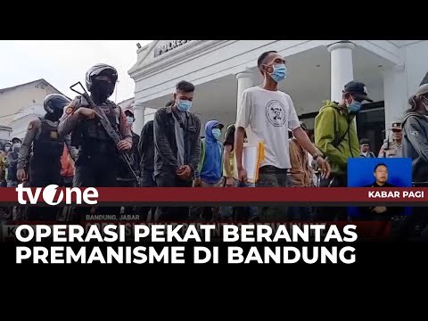Kerap Meresahkan Warga, Puluhan Preman di Bandung Diamankan Polisi | Kabar Pagi tvOne