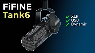 FiFine Tank6  Dynamic USB Mic - Heavy Duty Value - Podcasting - VO | Review
