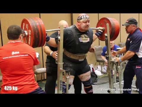 BLAINE SUMNER 936 LBS SPEED SQUAT (11/19/2016)