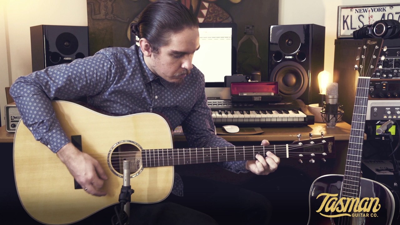 Tasman Seeker TA100 Dreadnought Acoustic Guitar w/Case