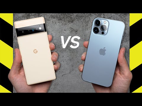 Google Pixel 6 Pro vs. iPhone 13 Pro Max Drop Test!