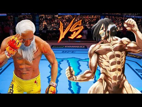Old Bruce Lee vs. Attack Titan - EA Sports UFC 4
