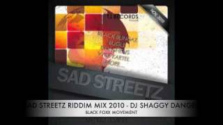 SAD STREETZ RIDDIM MIX 2010 - DJ SHAGGY DANGER - BLACK FOXX MOVEMENT