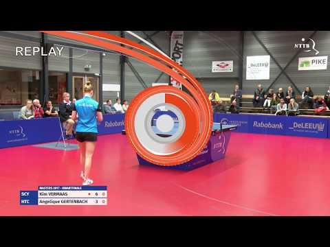 Masters 2017 kwartfinale: Kim Vermaas - Angelique Gertenbach