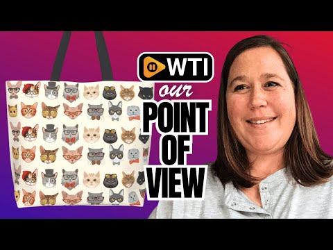 Funny Cat Tote Bag for Women - WTI product video review