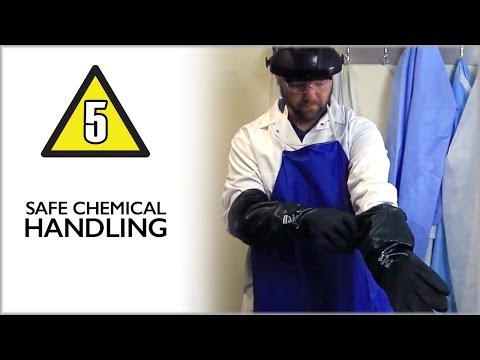 安全處理化學品/實驗室安全視頻第5部分 (Safe Chemical Handling / Lab Safety Video Part 5)