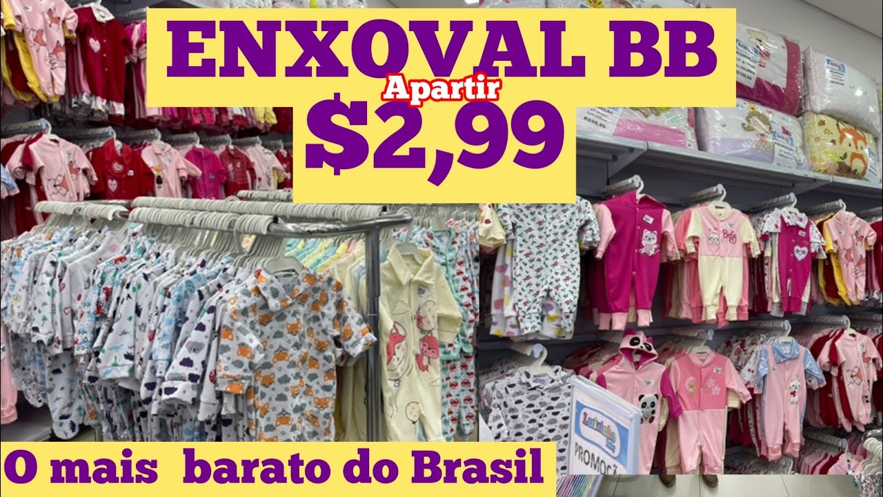 $,2,99 O MAIS BARATO DO BRAS / EM ROUPAS /ACESSÓRIOS E ENXOVAL PARA O BB  MUITO BARATO