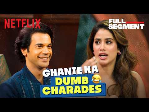 Janhvi Kapoor And Rajkummar Rao’s Play The FUNNIEST Dumb Charades 🤣 | TGIKS | Netflix India