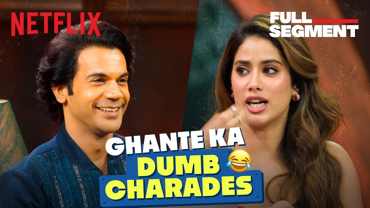 Janhvi Kapoor And Rajkummar Rao’s Play The FUNNIEST Dumb Charades 🤣 | TGIKS | Netflix India