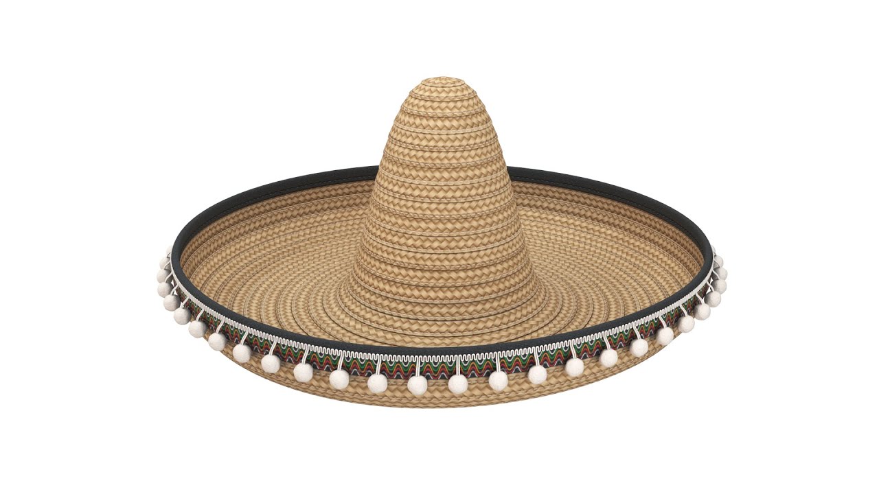 Sombrero 3D Modell