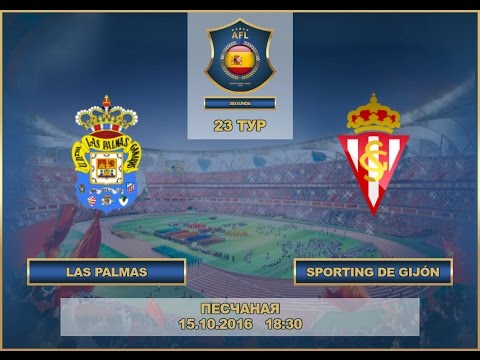 AFL. Spain. Segunda. Tour 23. Las Palmas - Sporting de Gijón