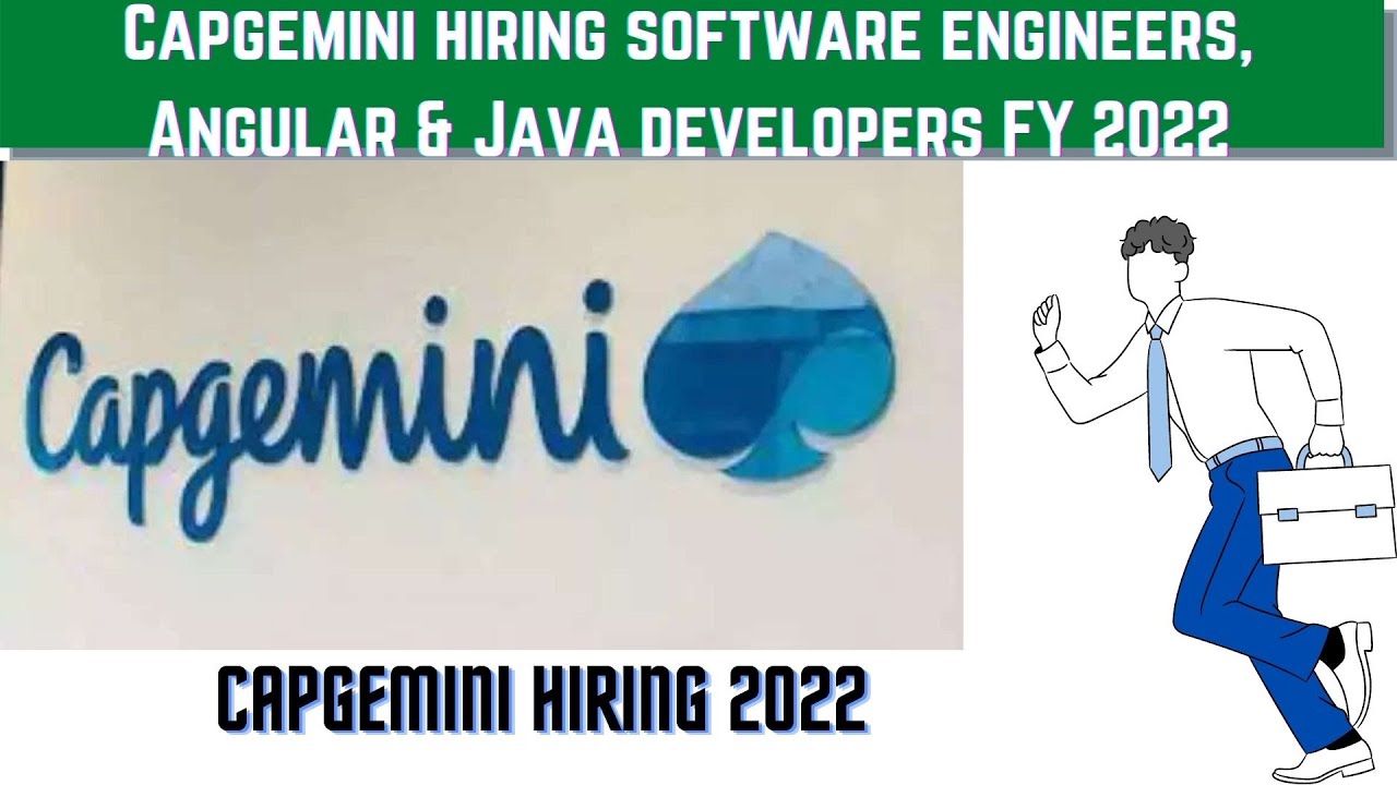 Capgemini hiring software engineers, Angular & Java developers FY 2022; details here