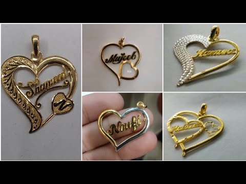 Gold name locket | Latest gold name pendant | pendant | locket |jewellery
