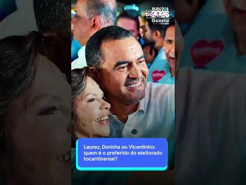 Laurez, Dorinha ou Vicentinho: quem é o preferido do eleitorado tocantinense