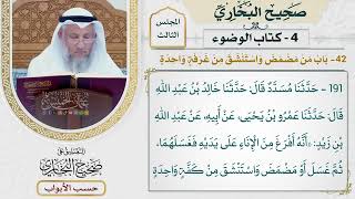 137- باب من مضمض واستنشق من غرفة واحدة - صحيح البخاري - عثمان الخميس