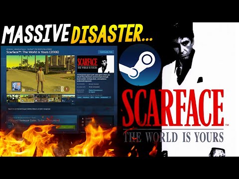 A MASSIVE TRAIN WRECK DISASTER on STEAM - Scarface The World is Yours Steam PROBLEMS!