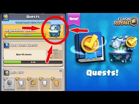 Clash Royale - Халявные сундуки! Обзор квестов!