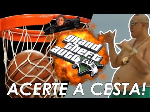 GTA V - MC Bin Laden EMBRAZADO contra BASQUETE! ESSA ZOEIRA NÃO TEM LIMITES!