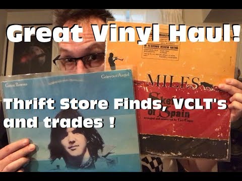 Great Vinyl Hauls! Thrift Store Finds, VCLT's and Trades!