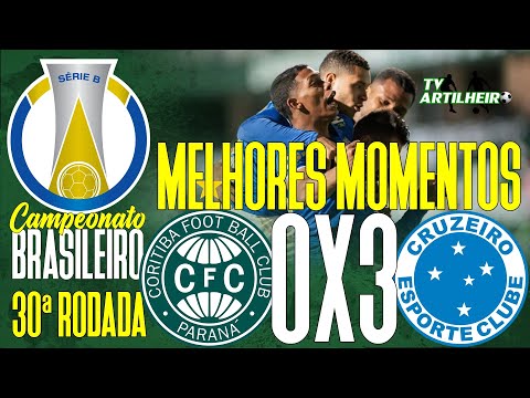 [Série B '21] 30ª Rodada | Coritiba EC 0 X 3 Cruzeiro EC | Melhores Momentos | TV ARTILHEIRO