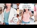 Summer Wheat Stitch™ Crochet Tank Top Tutorial | Size XS‑5X | Puff Stitch