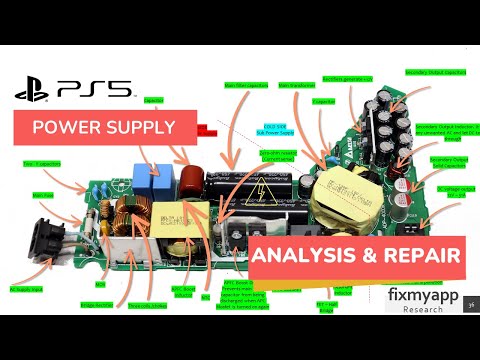 Playstation 5 Power Supply - SMPS - In depth ANALYSIS and REPAIR