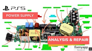 Playstation 5 Power Supply - SMPS - In depth ANALYSIS and REPAIR