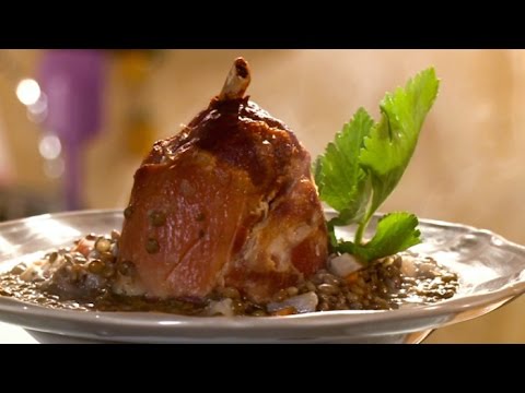 Une fabuleuse soupe de lentilles aux jambonneaux