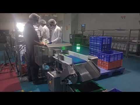 Biscuit manufacturing metal detection