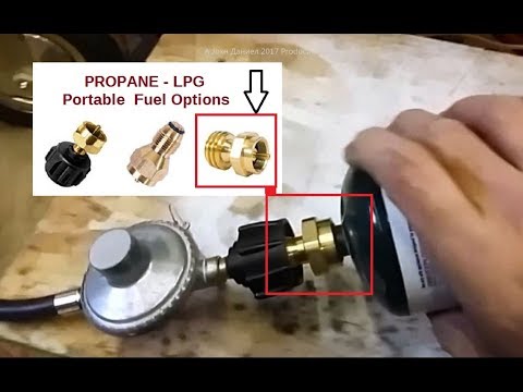 Using a PROPANE 1 Lb Fuel adapter in Emergencies or ? ( Parts used Below in info area)