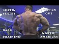 Bodybuilder Justin Slates Trains Back 4 Weeks Out From North Americas