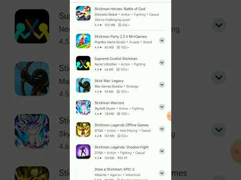 How to download stickman offline on play Store #shorts