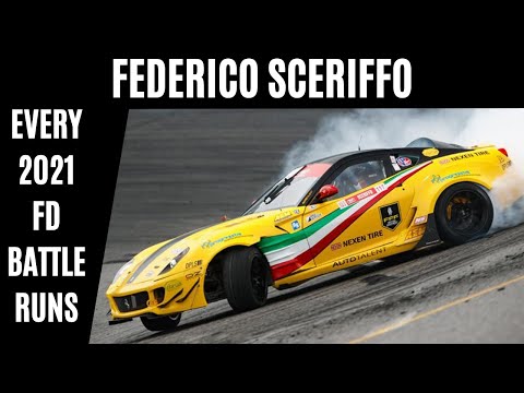 Federico SCERIFFO - Every 2021 Formula Drift Battle Runs