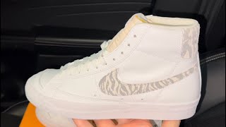 Nike Blazer Mid 77 Zebra shoes
