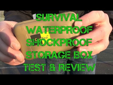 Waterproof Shockproof Storage Box Test and Review