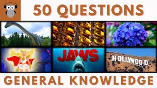 General Knowledge Quiz Trivia #214 | Fossilized Dinosaur, Cod Liver Oil, Hydrangea, She-Ra, Jaws