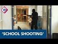 'School shooting' nagebootst op Alphense school - OMROEP WEST