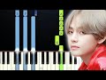 BTS V (방탄소년단 뷔) - 'SWEET NIGHT' (Itaewon Class OST Part 12) (Piano Tutorial)