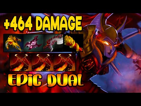 +464 DAMAGE - INTENSE LEGION COMMANDER CARRY - FULL TEAM FIGHT - DOTA 2 GAMEPLAY