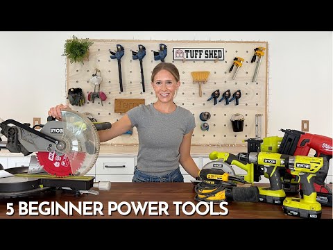 Top 5 Beginner Power Tools for DIY