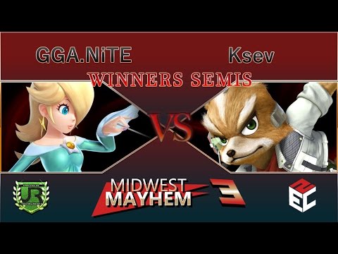 Midwest Mayhem 3  WINNERS SEMIS - GGA.NiTE (Rosalina) vs Ksev (Fox)