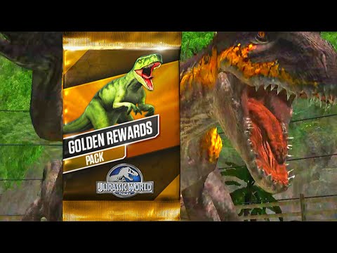 GOLDEN REWARDS PACK INDORAPTOR | JURASSIC WORLD THE GAME