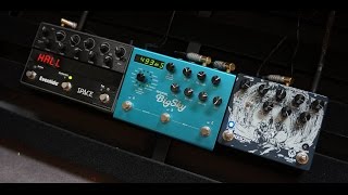 REVERB HALL AMBIENT SHOOTOUT with Eventide Space Strymon BigSky Walrus Audio Descent