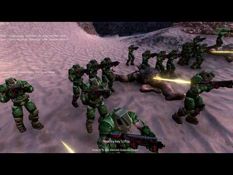 UEBS Doom 👉 Top 5 Best Battle Simulator Games - 100 Doom Guys vs 10,000 Armored Ologs