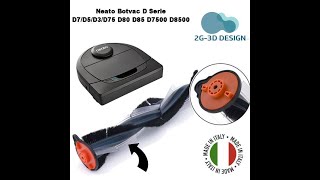 Riparazione veloce pinne flessibili spazzola rotante Neato Botvac D7/D5/D3/D75 D80 D85 D750 D850